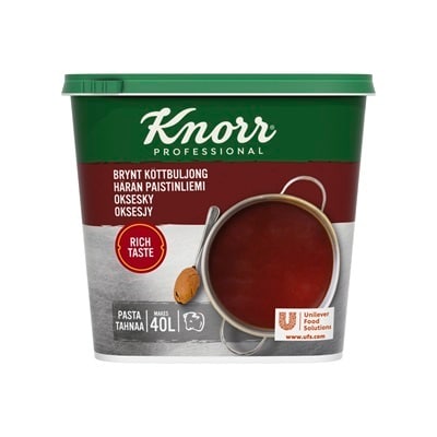 Knorr Köttbuljong, Brynt, pasta 2 x 1 kg - 